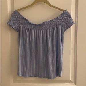 An American Eagle Off the Shoulder Top